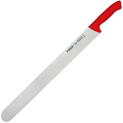 Pirge Ecco Dönermesser 50 cm Rot - Aufschnittmesser - Schärfstes Edelstahl Döner Langmesser - Fleischmesser - BBQ Messer - Ergonomisches Griff