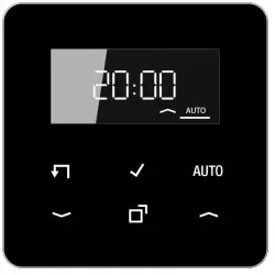 Jung CD1750DSW LB-Management Timer-Display, Serie CD, schwarz