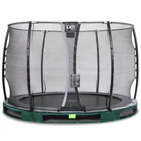 EXIT TOYS Elegant Inground-Trampolin 305 cm inkl. Economy Sicherheitsnetz grün