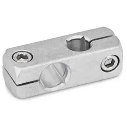 474-B20-B20-MT Kreuz-Klemmhalter, Aluminium