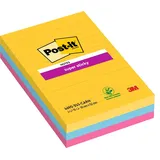 Post-it Super Sticky Haftnotizen extrastark 46453SSA farbsortiert, 3 Blöcke