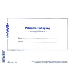 RNK Vordruck Patienten-Verfügung Packung mit 10 Stück