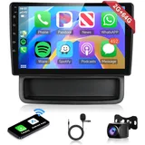 2G+64G Wireless Carplay Android 13 Autoradio 2 Din für Renault Trafic Opel Vivaro Nissan Primastar 2010-2014 10.1 Zoll Autoradio mit Android Auto Navi GPS WiFi Bluetooth FM/RDS/DAB/SWC Rückfahrkamera