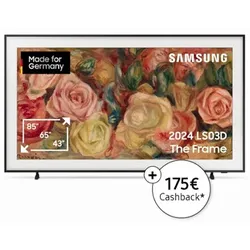 Samsung GQ55LS03DAU The Frame 2024 LCD, 55, 138, Ultra HD