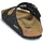 Birkenstock Arizona Bs Synthetik Schmale Weite Damensandalen schwarz/grau/braun - 40