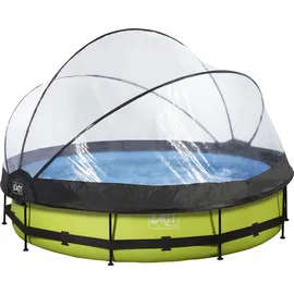 EXIT TOYS Lime Pool 360 x 76 cm inkl. Filterpumpe und Abdeckung
