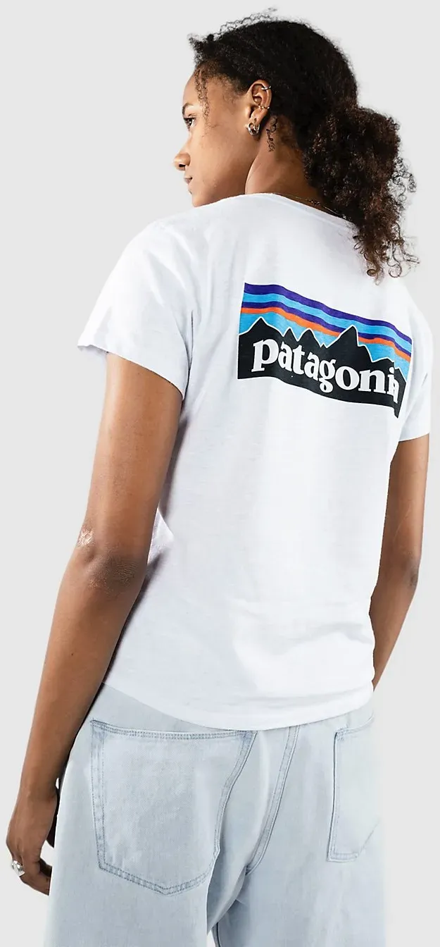 Patagonia P-6 Logo Responsibili T-Shirt white Gr. XXL