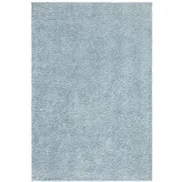 Carpet City Shaggy", blau Türkis, B:200cm H:30mm L:290cm, Polypropylen,