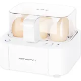 EMERIO Eierkocher,6 Eier,Licht-/Mehrsprach. Sprachanzeige (EB-115560.14) - Weiß