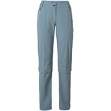 Vaude Farley Stretch Capri T-Zip III Hose (Größe XL, blau)