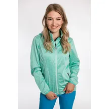DEPROC activ DEPROC Active Softshelljacke JOSEPHIN PEAK WOMEN mit abnehmbarer Kapuze grün 46 (L)