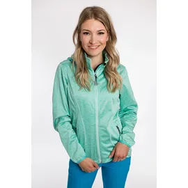 DEPROC activ DEPROC Active Softshelljacke JOSEPHIN PEAK WOMEN mit abnehmbarer Kapuze grün 46 (L)
