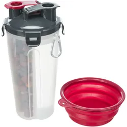 Trixie Futter- und Wasserbehälter Kunststoff, 2 × 0,35 l/ø 11 × 23 cm Hundezubehör