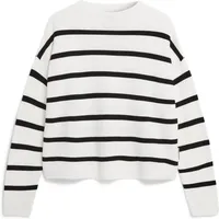 Armedangels - Women's Merinaa Stripes - Pullover Gr M weiß