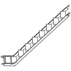 KRAUSE Alu-Treppe für Treppengerüst STABILO Serie 5500 - Art-Nr: 705594
