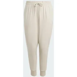 adidas ESSENTIALS 3-Streifen (Große Größen), - Beige / White - 2X