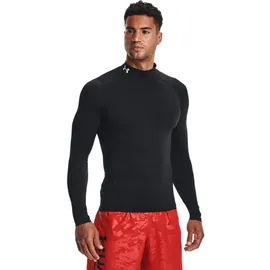 Under Armour HeatGear Armour Mock langarm Trainingsshirt Herren 001 black/white L