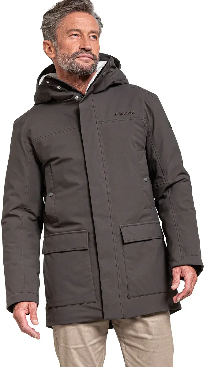 Schöffel Winter-Parka Rotterdam (wasserdicht) ravengrau Herren