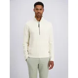 Pierre Cardin Strickpullover mit Streifenmuster Weiß L