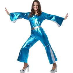 tectake® Frauenkostüm Disco Starlet