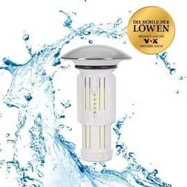 Abfluss-Fee Verschlussstopfen weiß/chrom mit Duftstein | Gr.: onesize