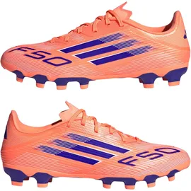 adidas F50 League MG Herren beam orange/lucid blue/cloud white 43 1/3