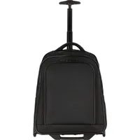 Dermata 2 Rollen Rucksacktrolley 47.5 cm Laptopfach schwarz