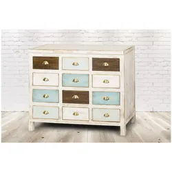 PureHaven Kommode im Vintage Style Unikat aus Vollholz handgefertigt stilvolles Design Kieferholz - versch. Ausführungen