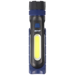 XCell Work Hochleistungs LED-Taschenlampe 2in1, Arbeitsleuchte, inkl. 3x Micro AAA Batterien