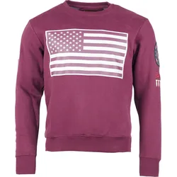 Top Gun Game, Sweatshirt - Dunkelrot - XXL