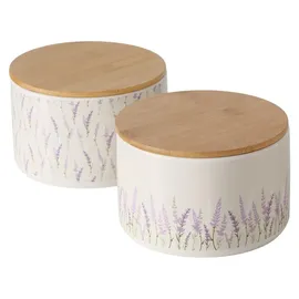Boltze Behälter aus Keramik Lavander Ø 16 cm