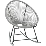 vidaXL Schaukelstuhl 72 x 90 x 77 cm Grau