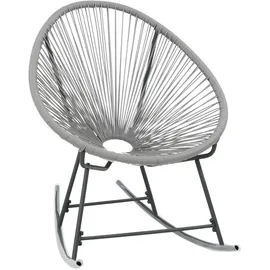 vidaXL Schaukelstuhl 72 x 90 x 77 cm Grau