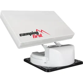 Camping First Satmex Flat 2 – Vollautomatische Camping-Antenne – Weiß