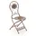 CLP Klappstuhl Mani 43 x 43 x 91,5 cm braun