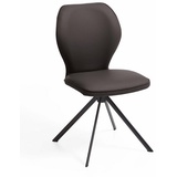 Niehoff Sitzmöbel Colorado Trend-Line Design-Stuhl Eisengestell - Leder - 180° drehbar Napoli mocca