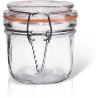 Lackglas-küchenbehälter Mit Lebensmittelclip 220 Ml