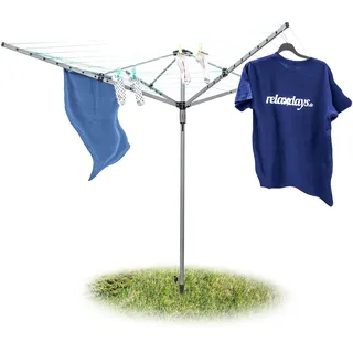 Relaxdays Wäschespinne 49 m