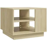 furnicato Moderner Couchtisch Braun Eiche 55 x 43 x 55 cm