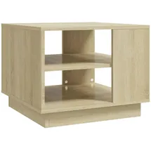furnicato Moderner Couchtisch Braun Eiche 55 x 43 x 55 cm