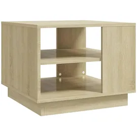 furnicato Moderner Couchtisch Braun Eiche 55 x 43 x 55 cm