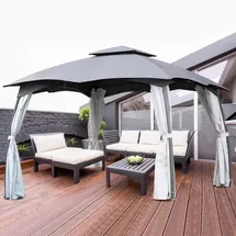 Ondis24 Gazebo 3 x 4 m weiß