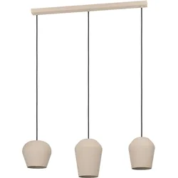 EGLO Hängeleuchte "CAMBAITO", beige (sand), H: 110,00cm, Lampen, Hängeleuchte in sand aus Stahl - exkl. E27 - 40W