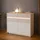 Forte Oak Squere Sideboard 105,3 x 85,9 x 41,5 cm Mauvella Eiche/Sand