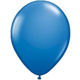 Folat 08173 Dunkelblauer Ballon 30cm-10 Stück, Blau