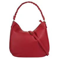 Samantha look Henkeltasche Leder Rot