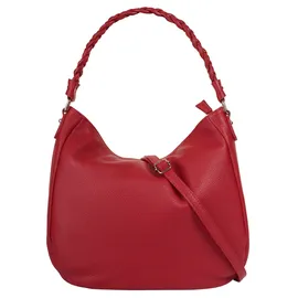 Samantha look Henkeltasche Leder Rot