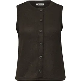 STREET ONE Weste im Strick-Look mit Glitzer - 46
