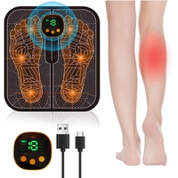 Neu Fussmassagegerät EMS Fußmassagegerät,EMS Fussmassagegerät Fußmassagegerät Elektrisches USB,für die Durchblutung Muskelschmerzen Linderung mit 8 Modi & 19 Einstellbare Frequenzen