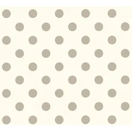 Profhome Kinder Tapete Geometrisch 0,53 m x 10 m 5,33 m2 Beige/Rosa/Weiß 369341-GU